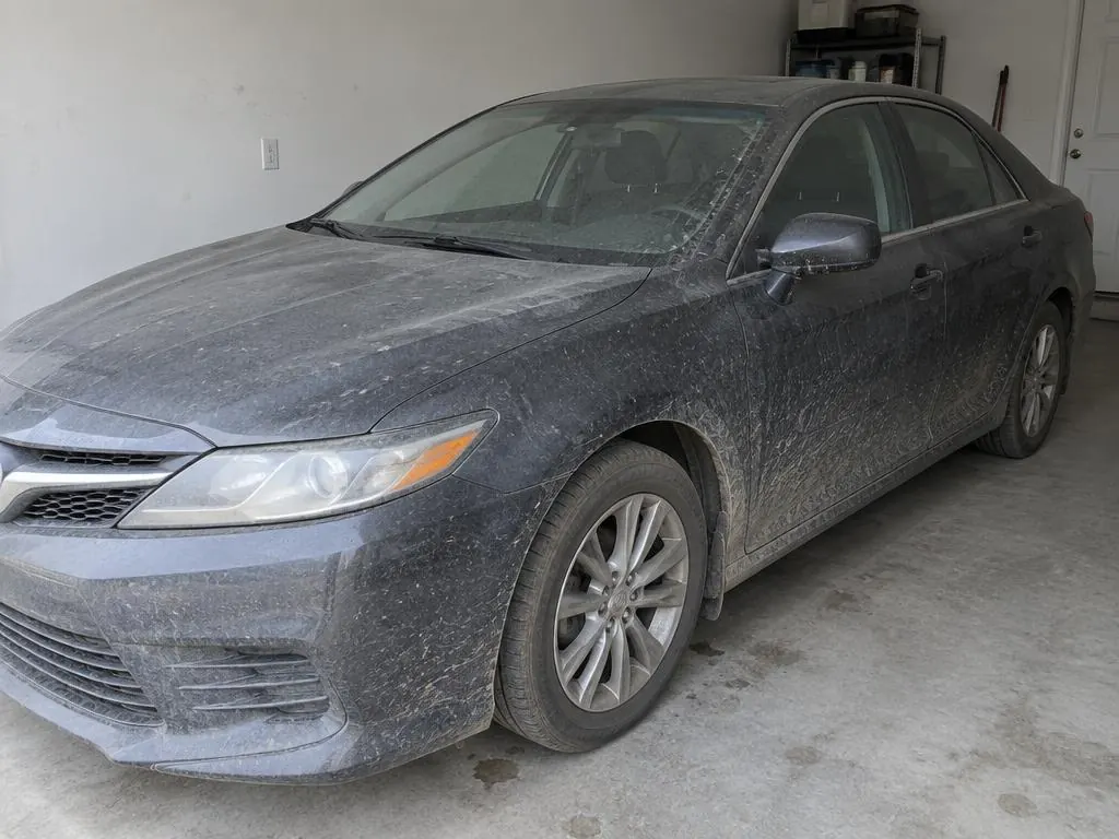 Sedan exterior wash before cleaning